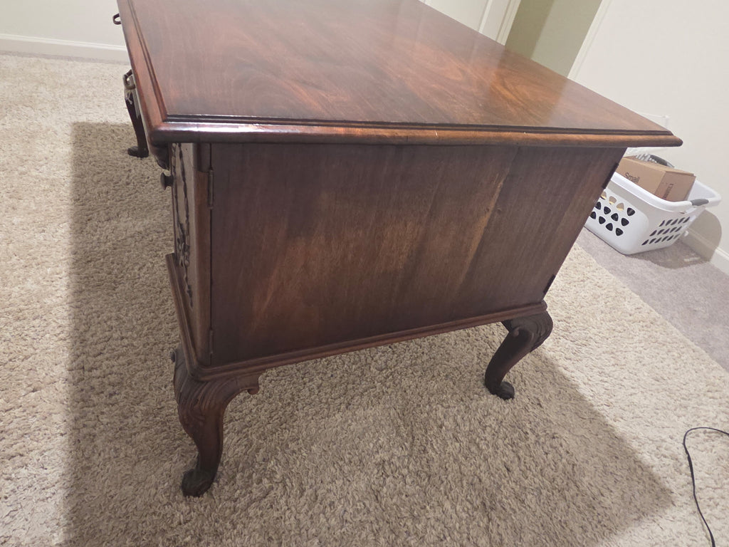 Double Sided Antique Law Desk