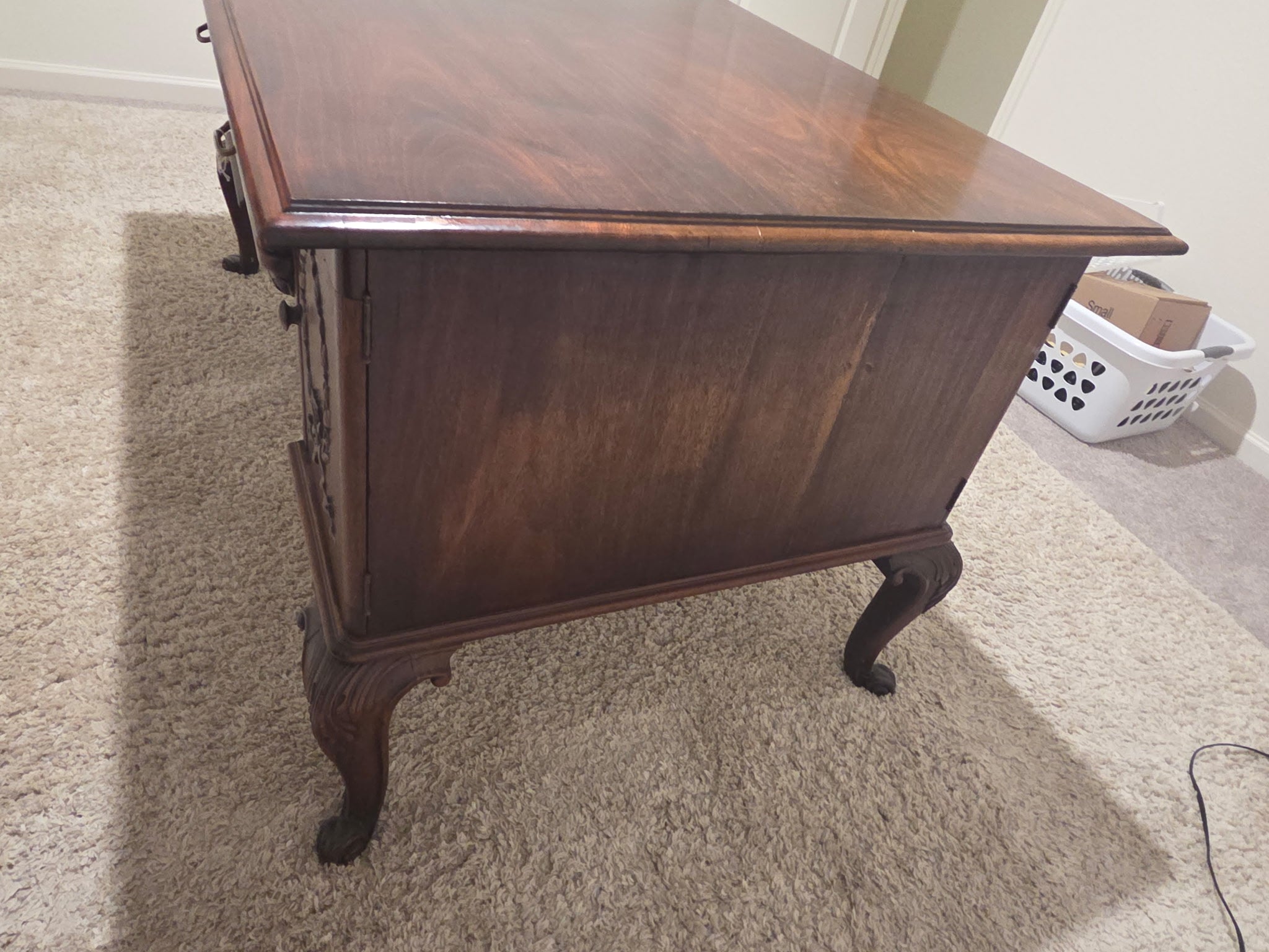 Double Sided Antique Law Desk